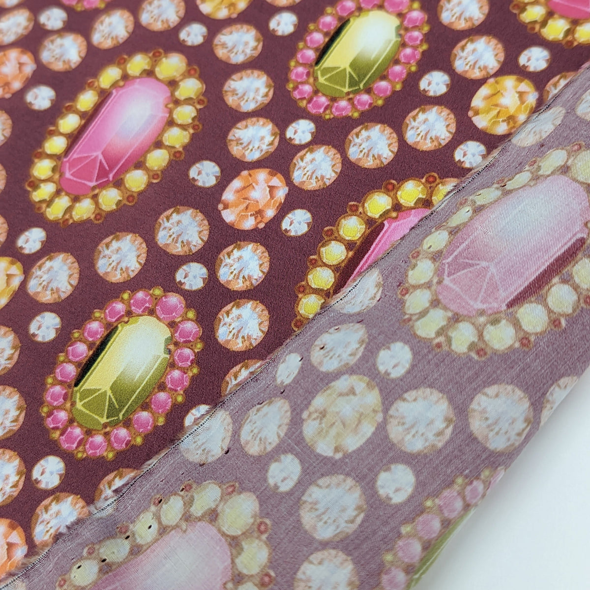 ◆輸入 リバティ LIBERTY タナローン Tiara Wine Red ティアラ ワインレッド 約130×50cm