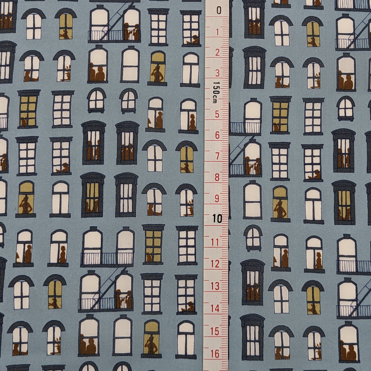 ◆輸入 リバティ LIBERTY タナローン East Village A イーストヴィレッジ ライトブルー 約130×50cm