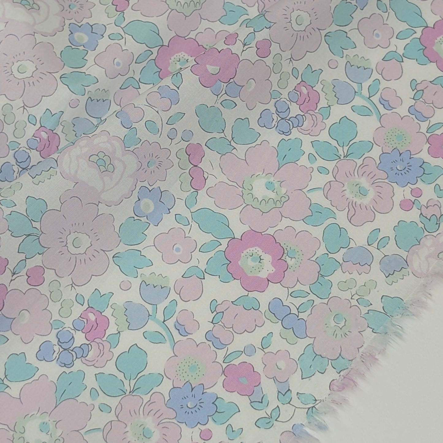 ★HHF別注★リバティ・ファブリックス 国産タナローン Betsy Frosty Floral ベッツィ フロスティフローラル 約108×50cm