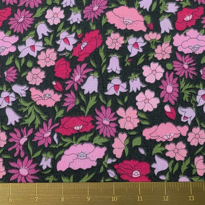 説明欄確認要◆輸入　リバティ　LIBERTY　ピカデリーポプリン　Poppy Forest　ポピー・フォレスト　ピンク　約145×50cm