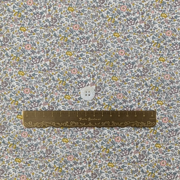 ◆輸入　リバティ　LIBERTY　タナローン　Katie and Millie　ケイティアンドミリー　イエロー＆グレー　約130×50cm (コピー)