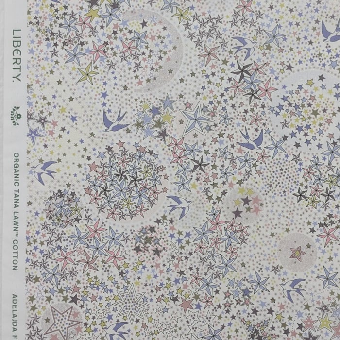 ◆輸入　リバティ　LIBERTY　オーガニックタナローン　Adelajda Flew Away　アデラジャフルーアウェイ　約130×50cm