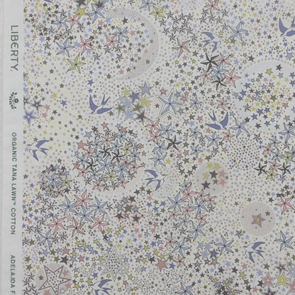 ◆輸入　リバティ　LIBERTY　オーガニックタナローン　Adelajda Flew Away　アデラジャフルーアウェイ　約130×50cm