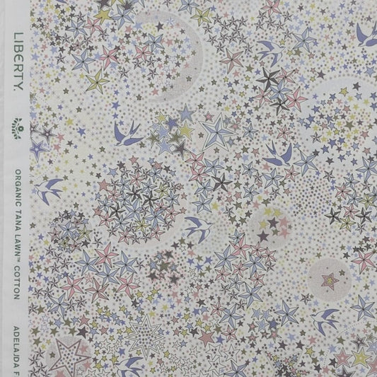 ◆輸入　リバティ　LIBERTY　オーガニックタナローン　Adelajda Flew Away　アデラジャフルーアウェイ　約130×50cm
