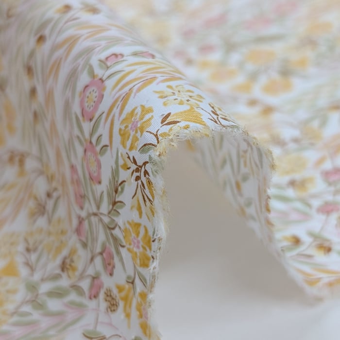 リバティ・ファブリックス　タナローン　Naiad　ナイアード　イエロー　約108×50cm