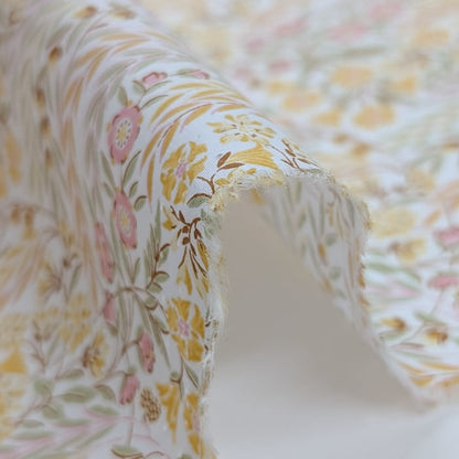 リバティ・ファブリックス　タナローン　Naiad　ナイアード　イエロー　約108×50cm