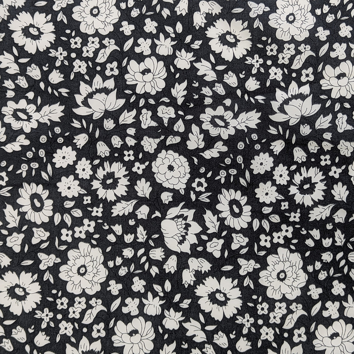 ◆輸入　リバティ　LIBERTY　タナローン　D'anjo Sky Black　ダンジョスカイ　ブラック　約130×50cm