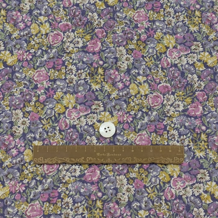 リバティ・ファブリックス　●エアリーコット生地●　Chive　チャイブ （サイズ拡大）　約108×50cm
