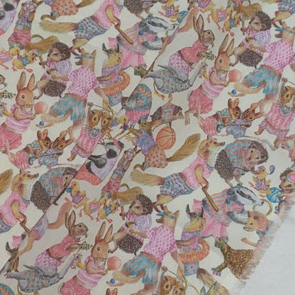 ◆輸入　リバティ　LIBERTY　タナローン　Hullabaloo　ハラバルー　ピンク　約130×50cm
