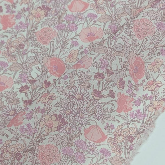 リバティ・ファブリックス　タナローン　Florence May　フローレンスメイ　ピンク　約108×50cm