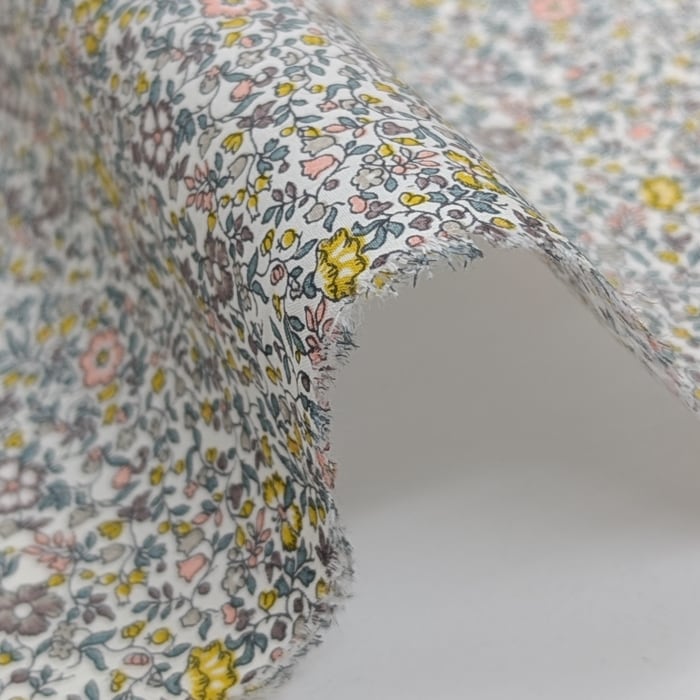 ◆輸入　リバティ　LIBERTY　タナローン　Katie and Millie　ケイティアンドミリー　イエロー＆グレー　約130×50cm (コピー)