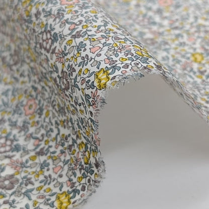 ◆輸入　リバティ　LIBERTY　タナローン　Katie and Millie　ケイティアンドミリー　イエロー＆グレー　約130×50cm (コピー)