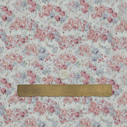 リバティ・ファブリックス　オーガニックタナローン　Carolyn　キャロリン　ローズピンク　約108×50cm