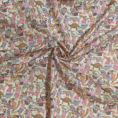 ◆輸入　リバティ　LIBERTY　タナローン　Hullabaloo　ハラバルー　ピンク　約130×50cm