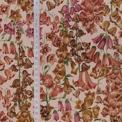 ◆輸入　リバティ　LIBERTY　タナローン　Birkbeck Bluebells Z　バークベックブルーベル　ブラウン　約130×50cm