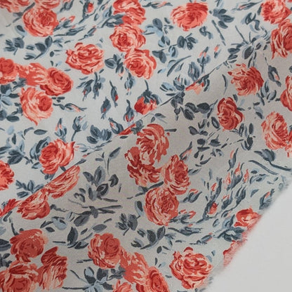 ◆輸入　リバティ　LIBERTY　タナローン　Dancing Roses　ダンシング・ローゼズ　約130×50cm
