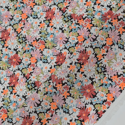 リバティ・ファブリックス　タナローン　Libby　リビー　オレンジネオン　約108×50cm