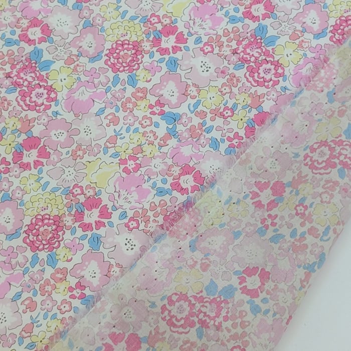 ★HHF別注★リバティ・ファブリックス　国産タナローン　Michelle　ミシェル　約108×50cm