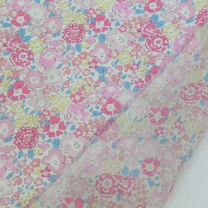 ★HHF別注★リバティ・ファブリックス　国産タナローン　Michelle　ミシェル　約108×50cm