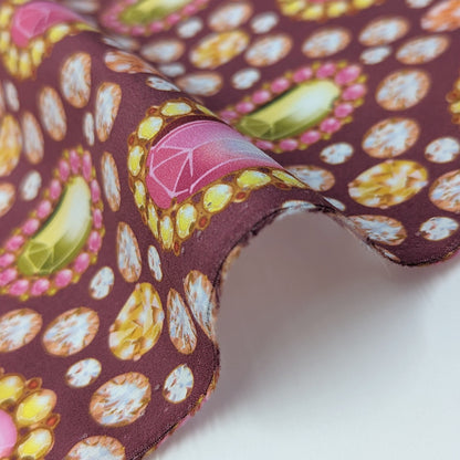 ◆輸入　リバティ　LIBERTY　タナローン　Tiara Wine Red　ティアラ　ワインレッド　約130×50cm