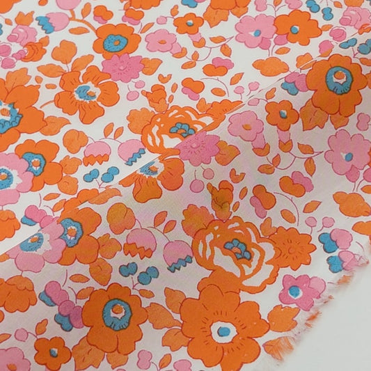 説明欄確認要◆輸入　リバティ　LIBERTY　タナローン　Betsy　ベッツィ　ソルターコイズ　約130×50cm
