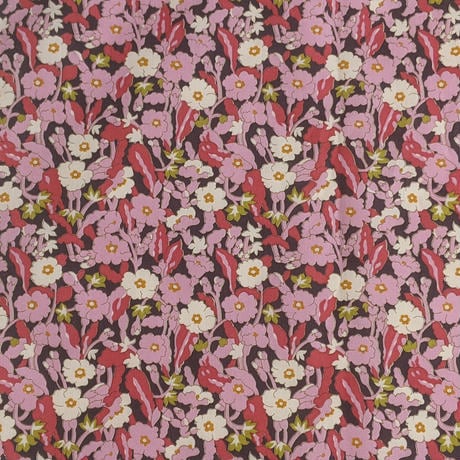 ◆輸入　リバティ　LIBERTY　タナローン　Primrose Path A　プリムローズパス　A　ピンク/ブラック　約130×50cm