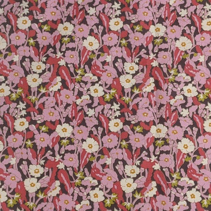 ◆輸入　リバティ　LIBERTY　タナローン　Primrose Path A　プリムローズパス　A　ピンク/ブラック　約130×50cm