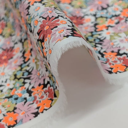 リバティ・ファブリックス　タナローン　Libby　リビー　オレンジネオン　約108×50cm