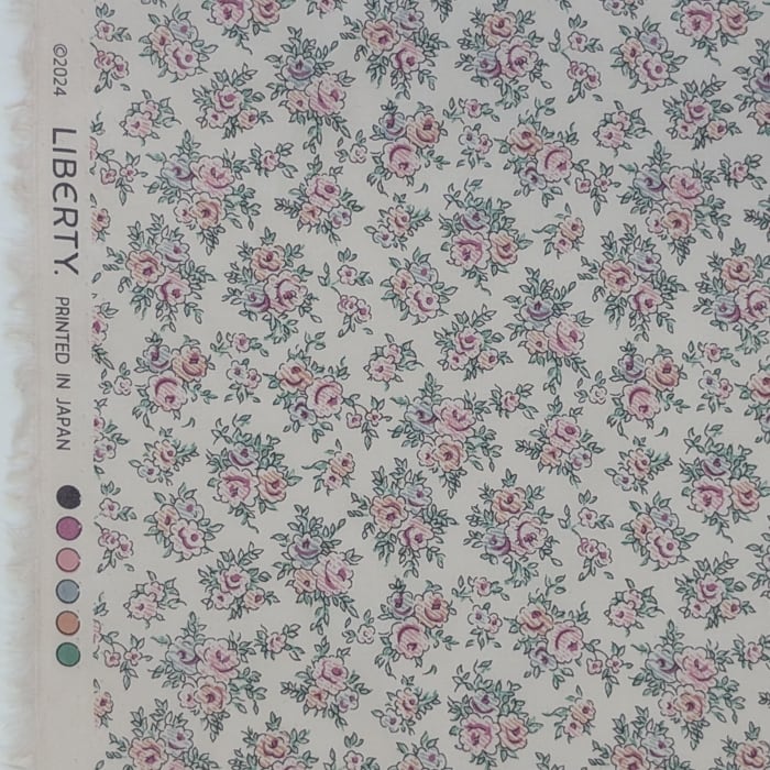 ★HHF別注★LIBERTY リバティプリント 国産タナローン　Aby Bouquet　アビー ブーケ　約108×50cm