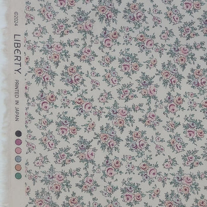 ★HHF別注★LIBERTY リバティプリント 国産タナローン　Aby Bouquet　アビー ブーケ　約108×50cm