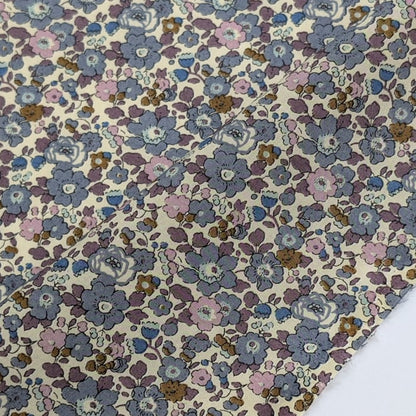 ◆輸入　リバティ　LIBERTY　タナローン　Betsy Ann　ベッツィ アン　ブルーグレー　約130×50cm