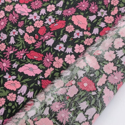 説明欄確認要◆輸入　リバティ　LIBERTY　ピカデリーポプリン　Poppy Forest　ポピー・フォレスト　ピンク　約145×50cm
