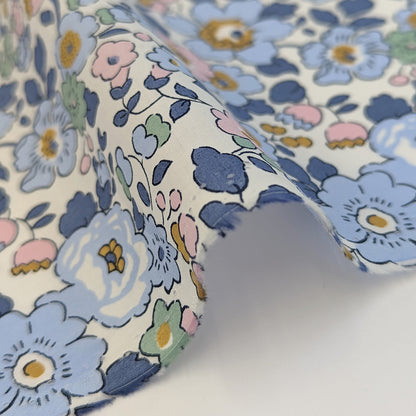 ◆輸入　リバティ　LIBERTY　タナローン　Betsy　ベッツィ　デニムブルー　約130×50cm