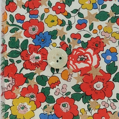 ◆輸入　リバティ　LIBERTY　タナローン　Betsy Star White　ベッツィスター　ホワイト　約130×50cm