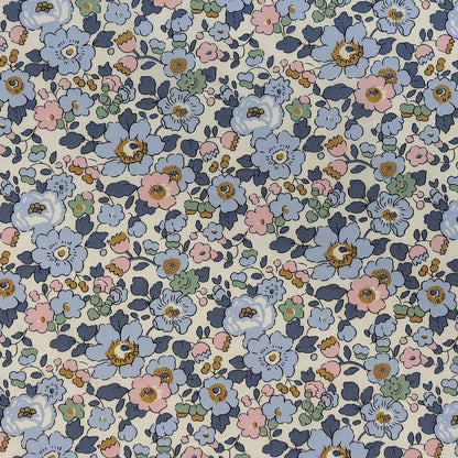 ◆輸入　リバティ　LIBERTY　タナローン　Betsy　ベッツィ　デニムブルー　約130×50cm