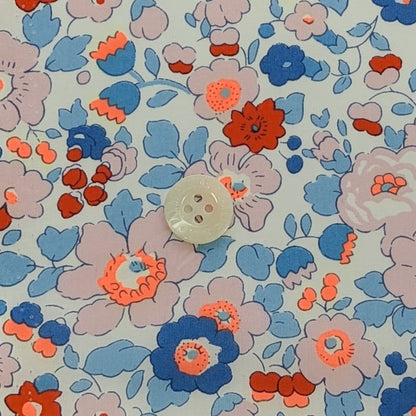 説明欄確認要◆輸入　リバティ　LIBERTY　タナローン　Betsy Neon Orange&Blue　ベッツィ　ネオンオレンジ＆ブルー　約130×50cm