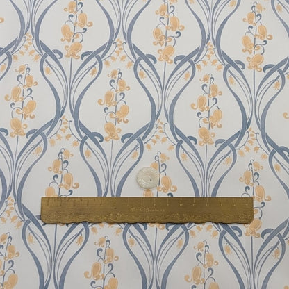 リバティ・ファブリックス　タナローン　Bluebell　ブルーベル　イエロー　約108×50cm