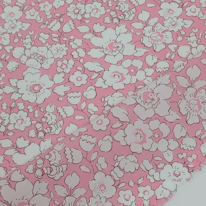 ◆輸入　リバティ　LIBERTY　タナローン　Betsy Boo　ベッツィ・ブー　ピンク　約130×50cm