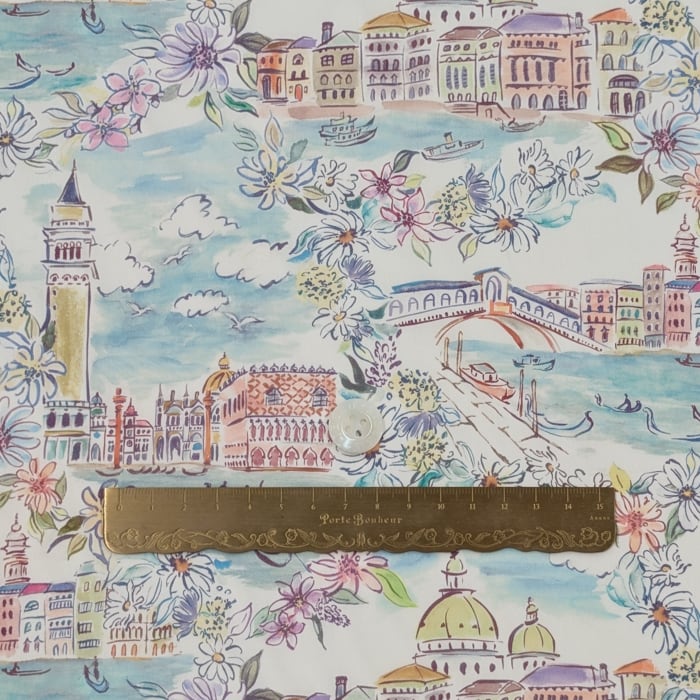 リバティ・ファブリックス　イタリア製タナローン　Venezia　ヴェネツィア　約108×50cm
