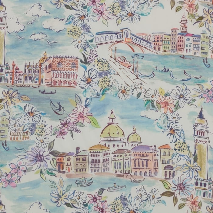 リバティ・ファブリックス　イタリア製タナローン　Venezia　ヴェネツィア　約108×50cm