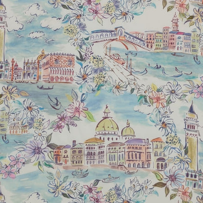 リバティ・ファブリックス　イタリア製タナローン　Venezia　ヴェネツィア　約108×50cm
