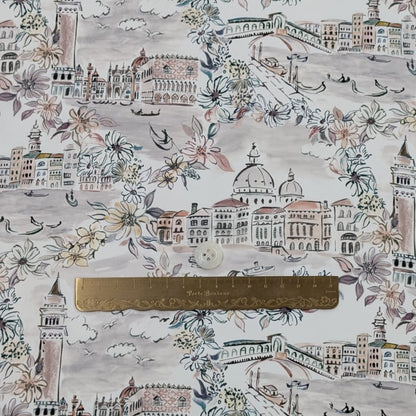 リバティ・ファブリックス　イタリア製タナローン　Venezia　ヴェネツィア　約108×50cm