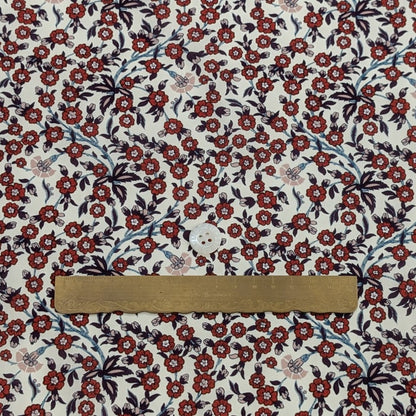 リバティ・ファブリックス　タナローン　Empress　エンプレス　レッド　約108×50cm