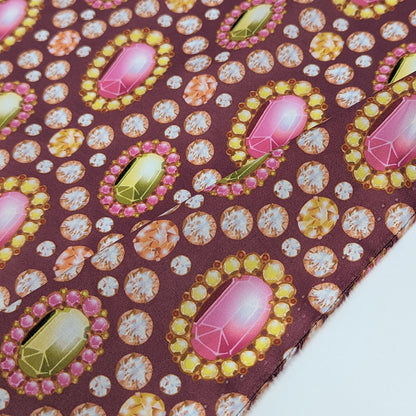 ◆輸入　リバティ　LIBERTY　タナローン　Tiara Wine Red　ティアラ　ワインレッド　約130×50cm