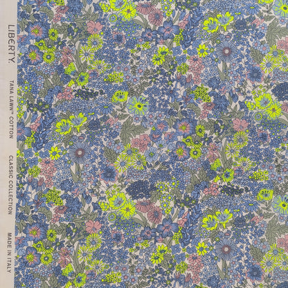 ◆輸入　リバティ　LIBERTY　タナローン　Margaret Annie Neon N　マーガレットアニー　ネオンイエロー　約130×50cm