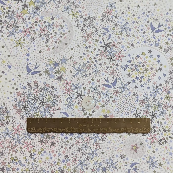 ◆輸入　リバティ　LIBERTY　オーガニックタナローン　Adelajda Flew Away　アデラジャフルーアウェイ　約130×50cm
