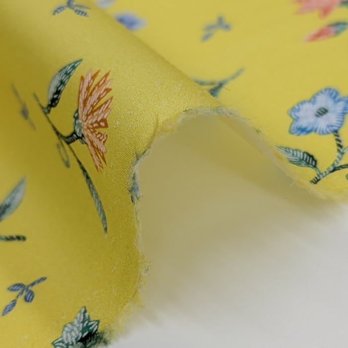 リバティ・ファブリックス　タナローン　Royal Threads　ロイヤル・スレッズ　イエロー　約108×50cm