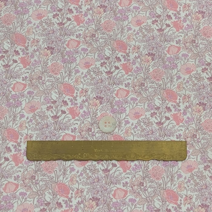 リバティ・ファブリックス　タナローン　Florence May　フローレンスメイ　ピンク　約108×50cm