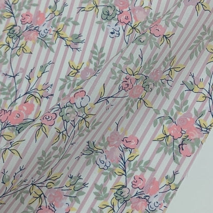 ★HHF別注★リバティ・ファブリックス　国産タナローン　Winding Roses　ワインディング・ローゼズ　約108×50cm