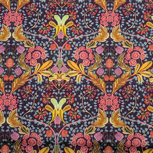 リバティ・ファブリックス　国産タナローン　Elm House　エルム・ハウス　約108×50cm